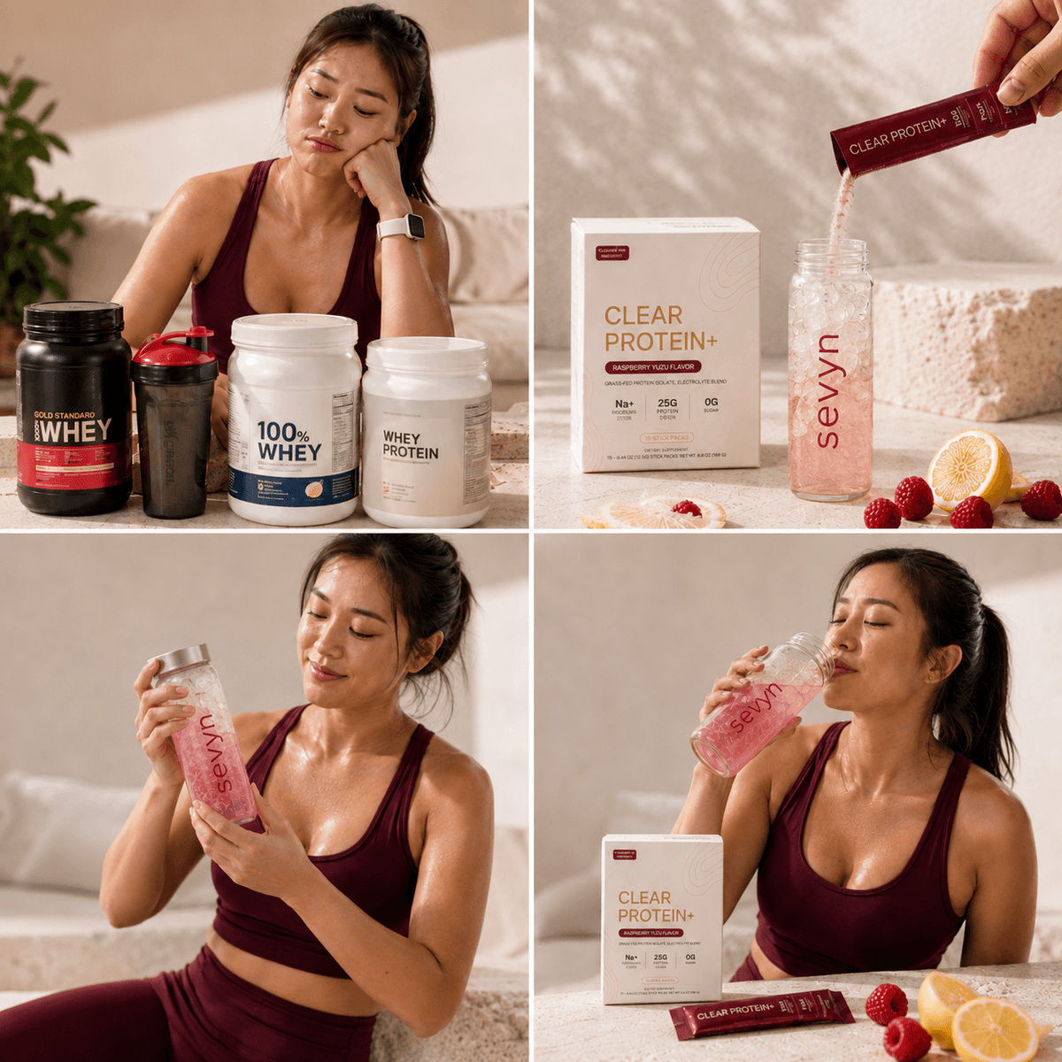 A clear protein you look forward to opening.